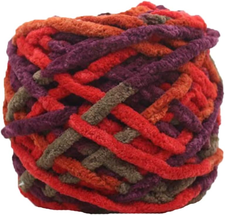 Chunky Yarn, Knit Chenille,500g/1.1lb Blanket,100% Polyester,Arm,DIY Wool,Hand Knitting for Throw Mat Hat Scarf - Image 1