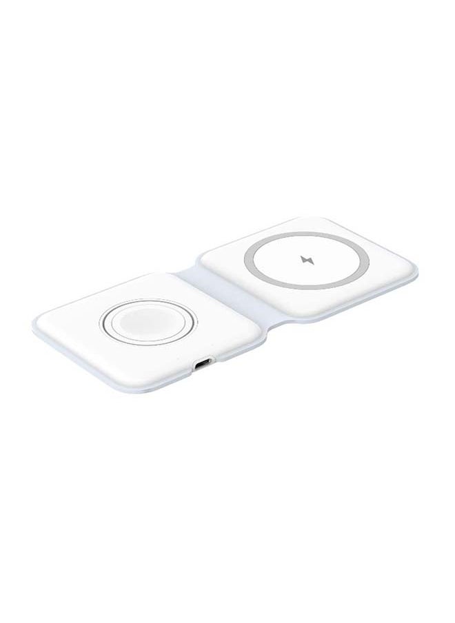 Vidvie - Wireless 2 in1 Charger 15W - White - Image 1