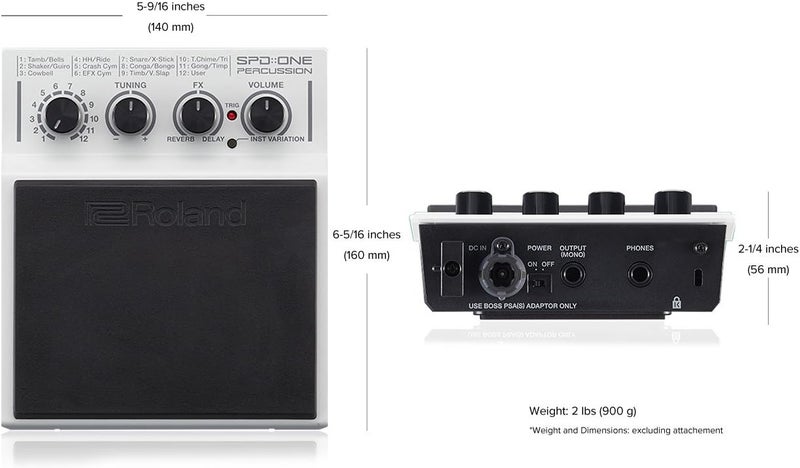 Roland SPD::ONE Percussion Digital Pad with 22 Sounds - Image 3