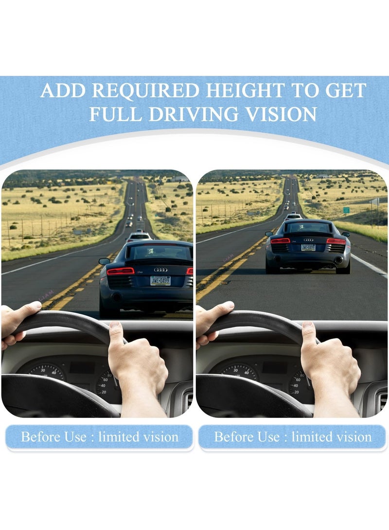 Arabest Seat Cushion for Truck Driver, Memory Foam Truck Seat Cushion with Adjustable Strap – Ergonomic Back Support & Sciatica Relief for Long Drives, Semi Truck Accessories, Dark Gray - Image 5