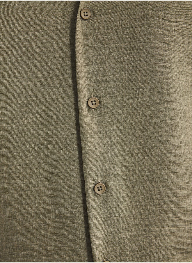 trendyol Khaki Regular Men's Shirt  - Image 3