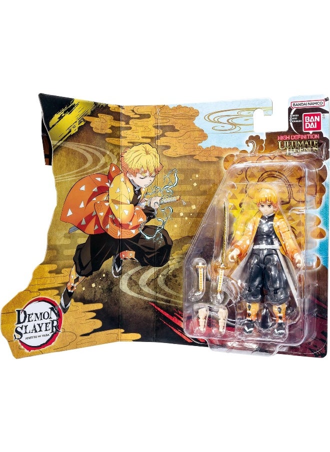 Bandai - Bandai High Definition Ultra Legends Demon Slayer Zenitsu Agatsuma Wave 1 Figure (12 cm) - Image 1