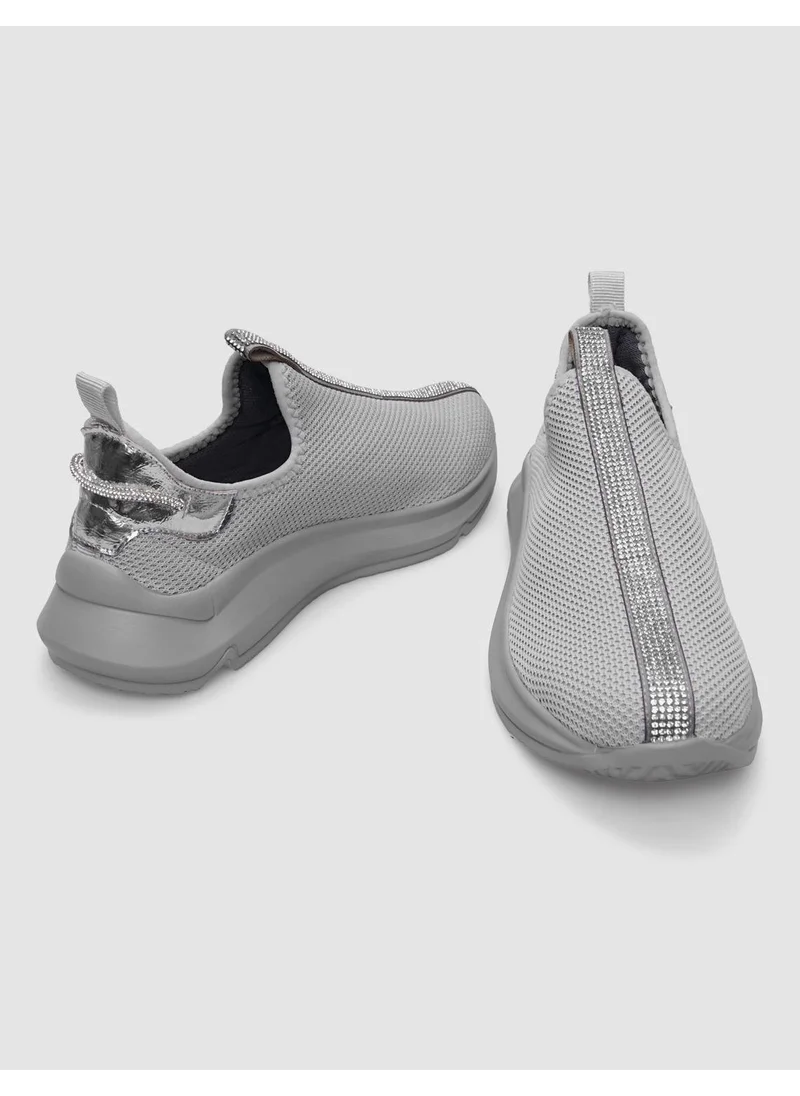 كاباني Knitwear Gray Women's Sports Shoes