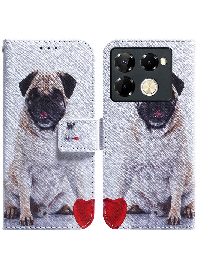 S-TOP Case For Infinix Note 40 Pro+ 5G Coloured Drawing Flip Leather Phone Case - Image 1