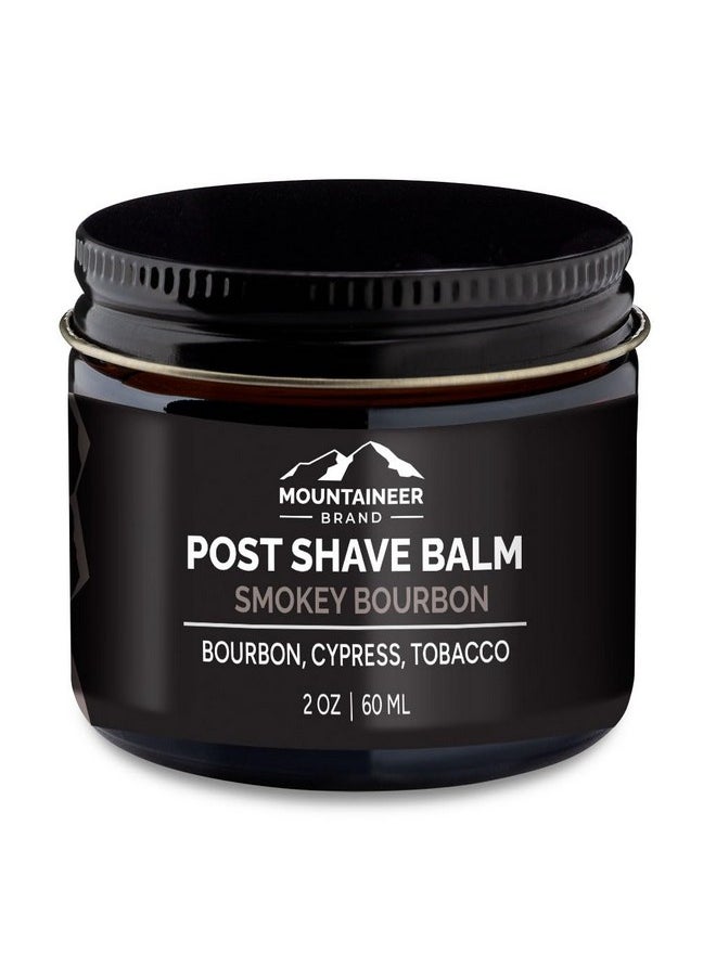 mountaineer brand All Natural Post Shave Balm | Soothes, Cools, And Refreshes Sensitive Skin After Shaving | Aftershave Lotion For Men | Calms Irritation | Smokey Bourbon Scent | 2Oz  - Image 1
