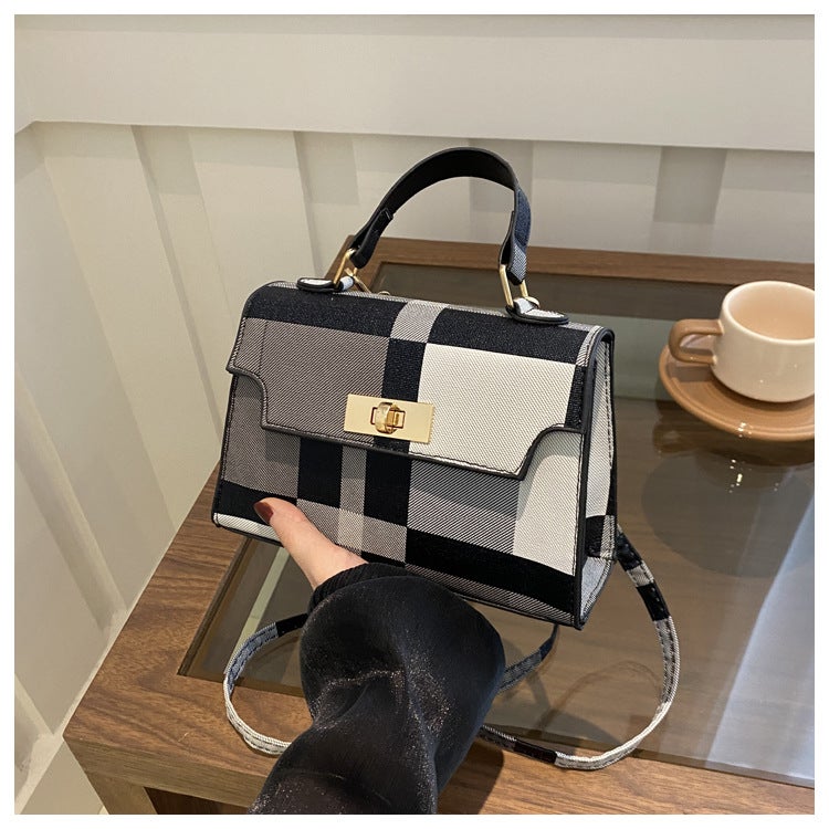 Colorful Prellis Bag Women'S 2024 Spring New Niche Design Handbag Retro High Color Value Crossbody Small Square Bag - Image 1