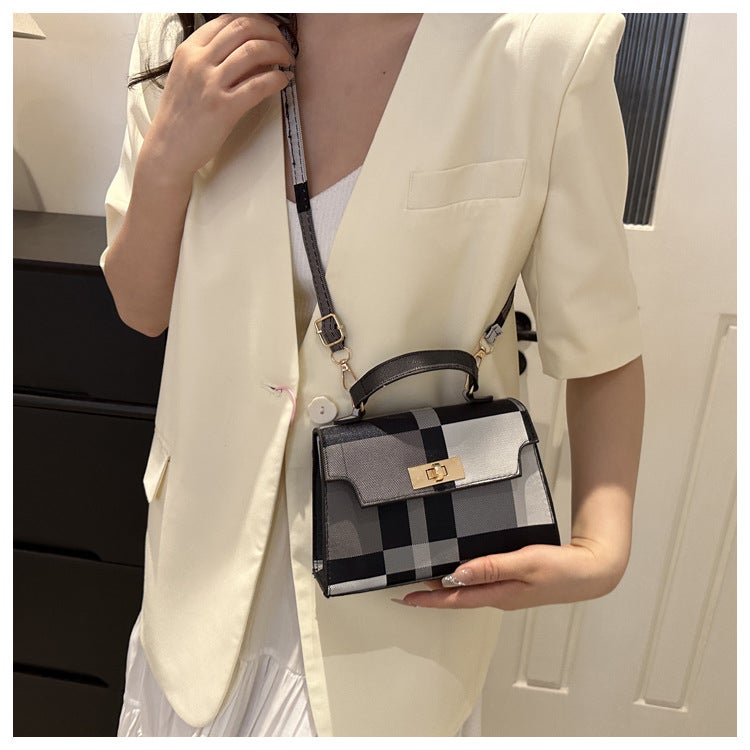 Colorful Prellis Bag Women'S 2024 Spring New Niche Design Handbag Retro High Color Value Crossbody Small Square Bag - Image 4