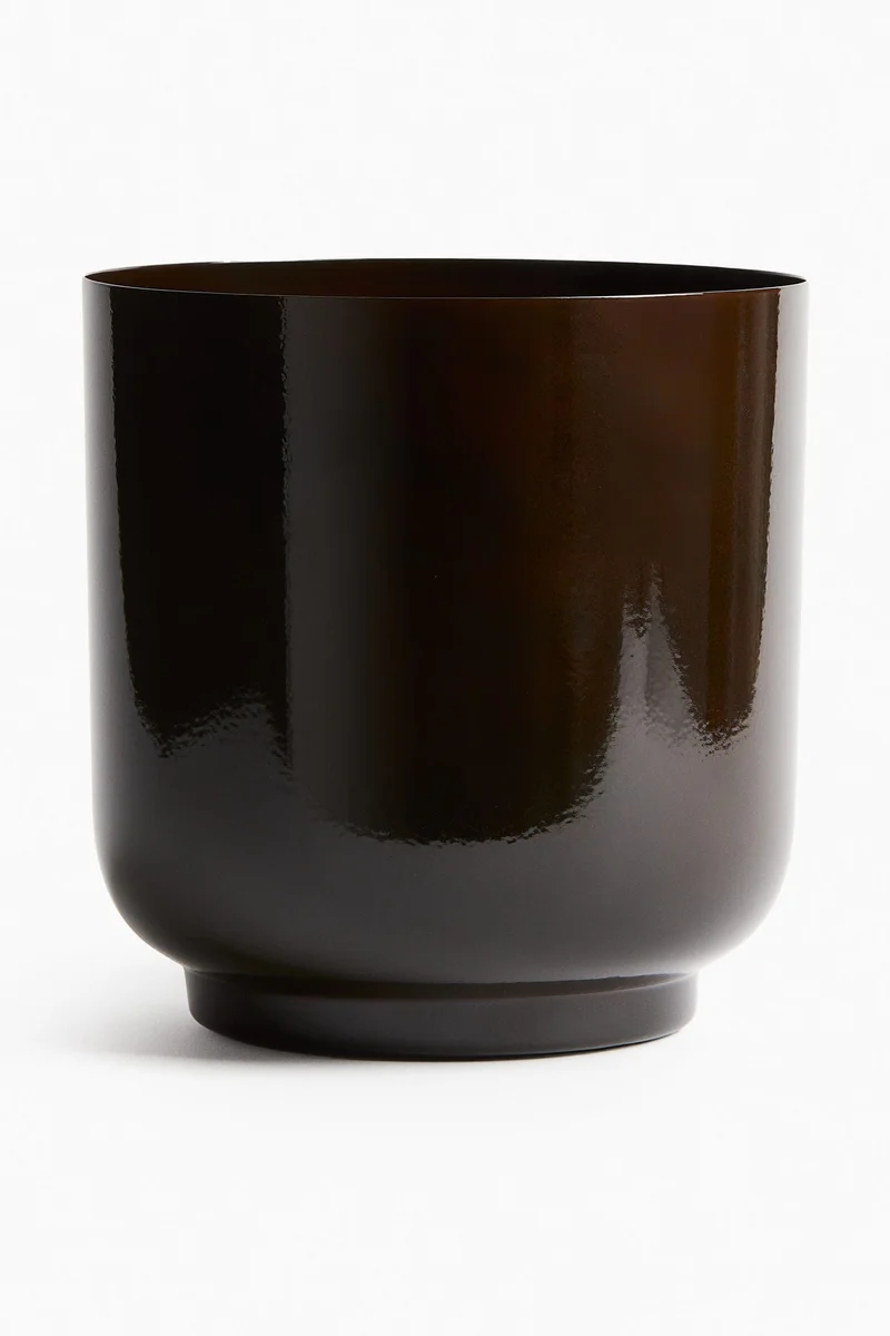 H&M Large metal plant pot