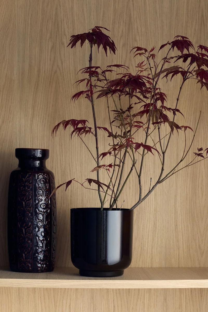H&M Large metal plant pot