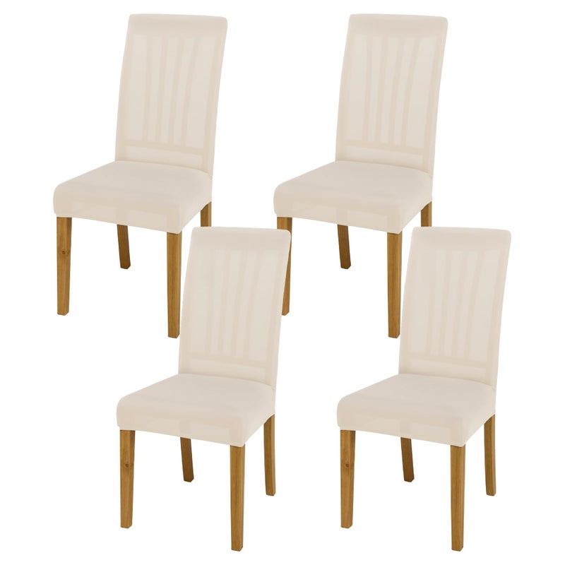 BIETYONE Chair Covers,Dining Room Chair Covers Set of 4,Stretch Kitchen Chair Cover,Washable Dining Chair Cover,Parsons Chair Slipcovers Protective,for Home,Restaurant,Banquet - Image 1