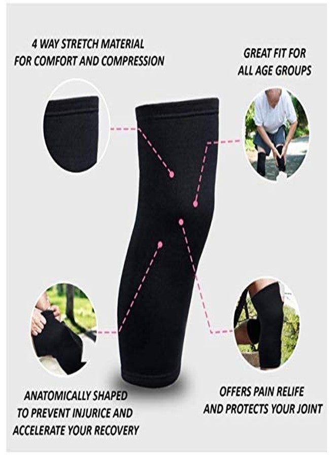 MEDTRIX Knee cap Knee support Stretchable Premium Black (XL) - Image 2
