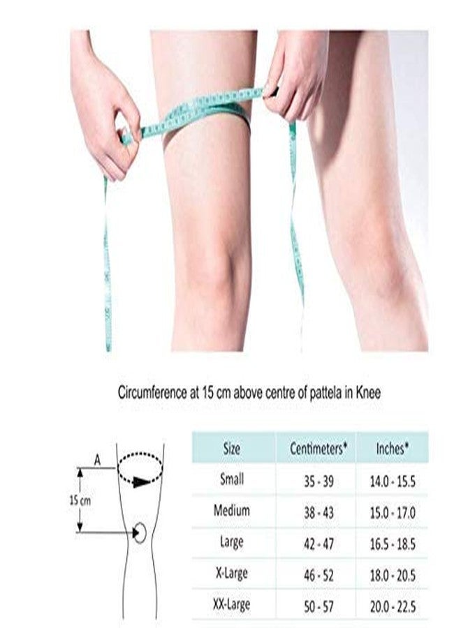 MEDTRIX Knee cap Knee support Stretchable Premium Black (XL) - Image 5