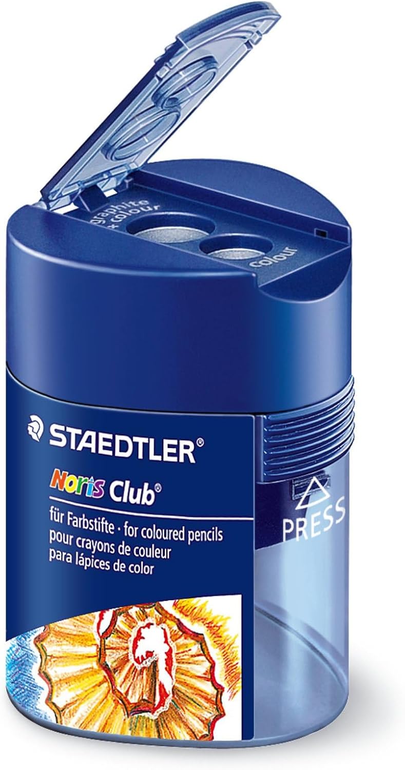 Staedtler Noris Club Double Barrel Pencil Sharpener - Image 2