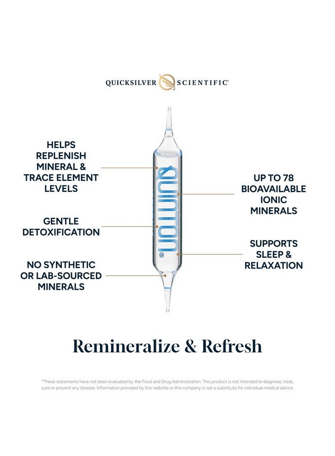 Quicksilver Scientific Original Quinton Isotonic Solution with Sea Water Minerals + Alpine Spring Water - Liquid Hydration, Electrolyte + Multi Minerals Supplement (30 Single Serving Vials) - Image 3