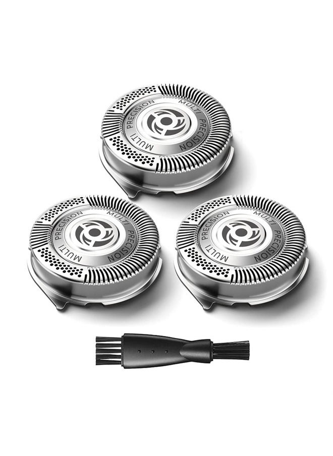 JOVNO - SH50/52 Replacement Heads for Philips Norelco Series 5000 Shavers, AquaTouch, PowerTouch, 3Pack MultiPrecision Shaving Heads for Philips Norelco 5100 5210 5300 5590 5660 PT725 AT830 Electric Shaver - Image 1