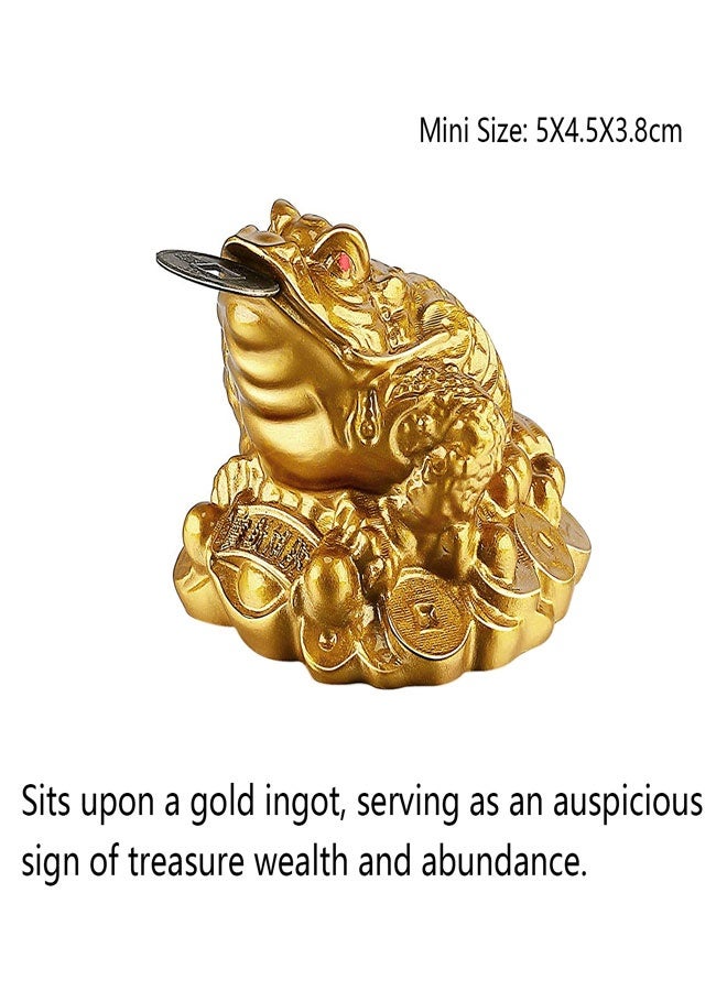 وهاواي Feng Shui Money Frog 4 Pieces Chinese Knot Lucky Coins Feng Shui Red Tassel Hanging Fortune Coin, Red Blessing Bag for Attracting Wealth Success Home Car Decoration - Image 3