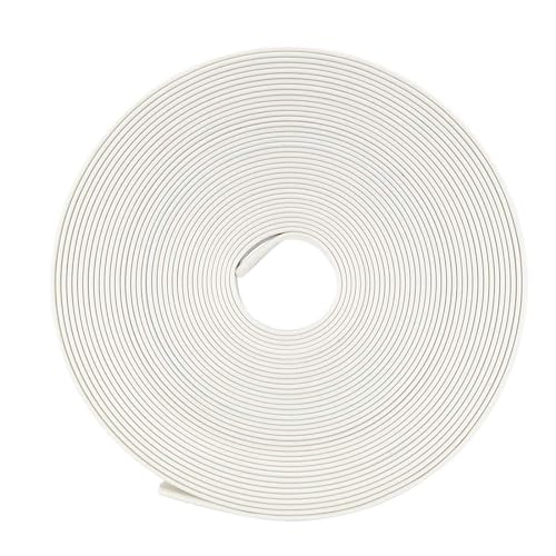 TOP-VIGOR 10mm(3/8 Inch) Heat Shrink Tubing 16.4FT 2:1 Ratio Heat Shrink Tube, Heat Shrink Sleeving for Electrical Insulation Repairs, Wrap Cable, Wire Connectors, White - Image 1