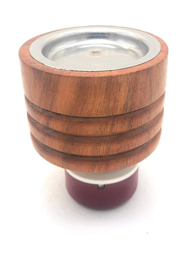 راديانت حامل كهربائي أنيق لتوزيع الزيوت العطرية، مصنوع من خشب الكافور، مناسب للمنزل والمكتب (الكافور غير متضمن) (خشبي) - Image 2