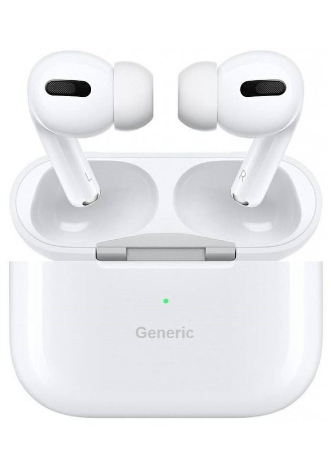 Generic - AirPods Pro Headphone Compatible with Android iPhone White - Image 1