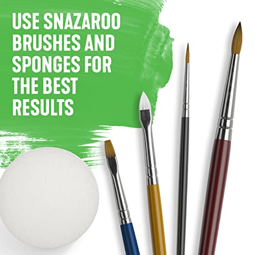 Snazaroo Green Starter Brushes - Set of 3 - Image 3