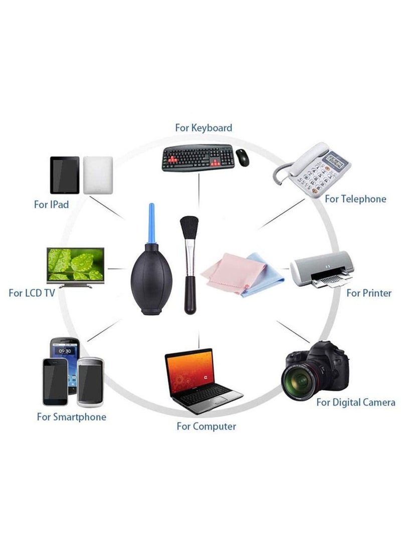 6 In 1 Cleaning Kit Professional Camera Cleaning Kit for Optical Lens And Digital SLR Cameras compatible with Canon EOS 1300D - Image 3