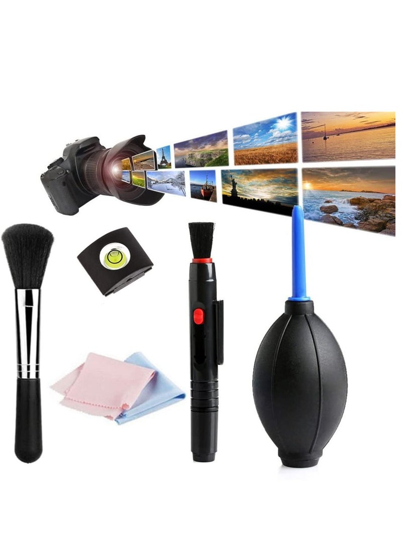 6 In 1 Cleaning Kit Professional Camera Cleaning Kit for Optical Lens And Digital SLR Cameras compatible with Canon EOS 1300D - Image 1