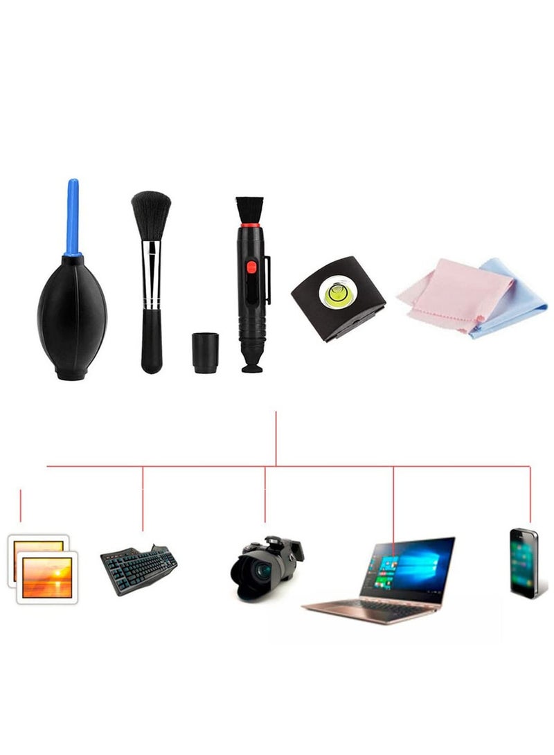 6 In 1 Cleaning Kit Professional Camera Cleaning Kit for Optical Lens And Digital SLR Cameras compatible with Canon EOS 1300D - Image 2