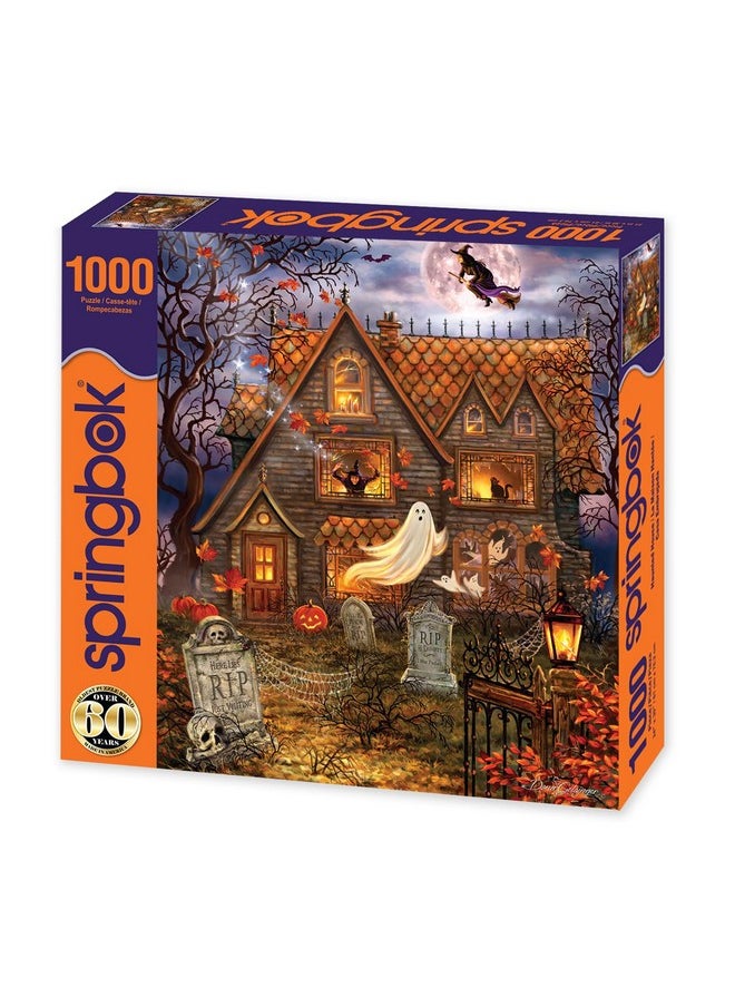 Springbok Springbok Halloween Haunted House - 1000 Piece Jigsaw Puzzle for Adults - Made in USA  - Image 2