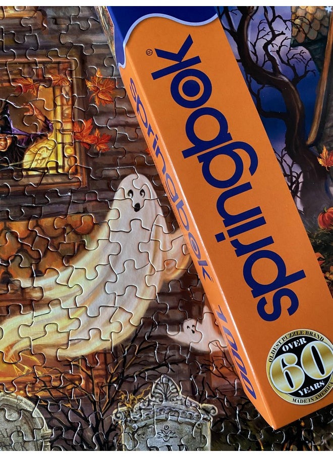 Springbok Springbok Halloween Haunted House - 1000 Piece Jigsaw Puzzle for Adults - Made in USA  - Image 5
