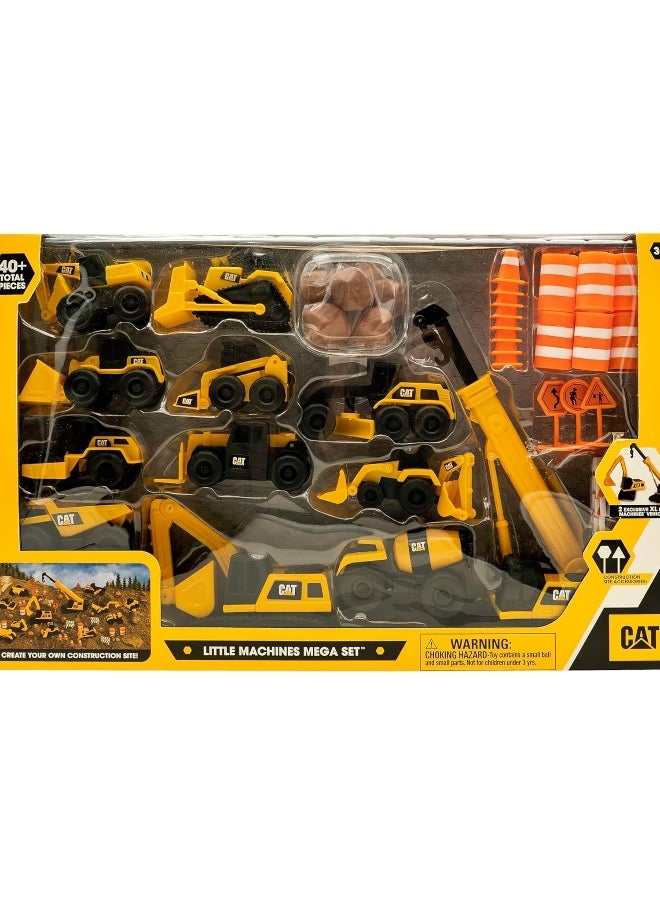 CAT CAT Construction Little Machines Mega Set (40 Pieces)  - Image 1