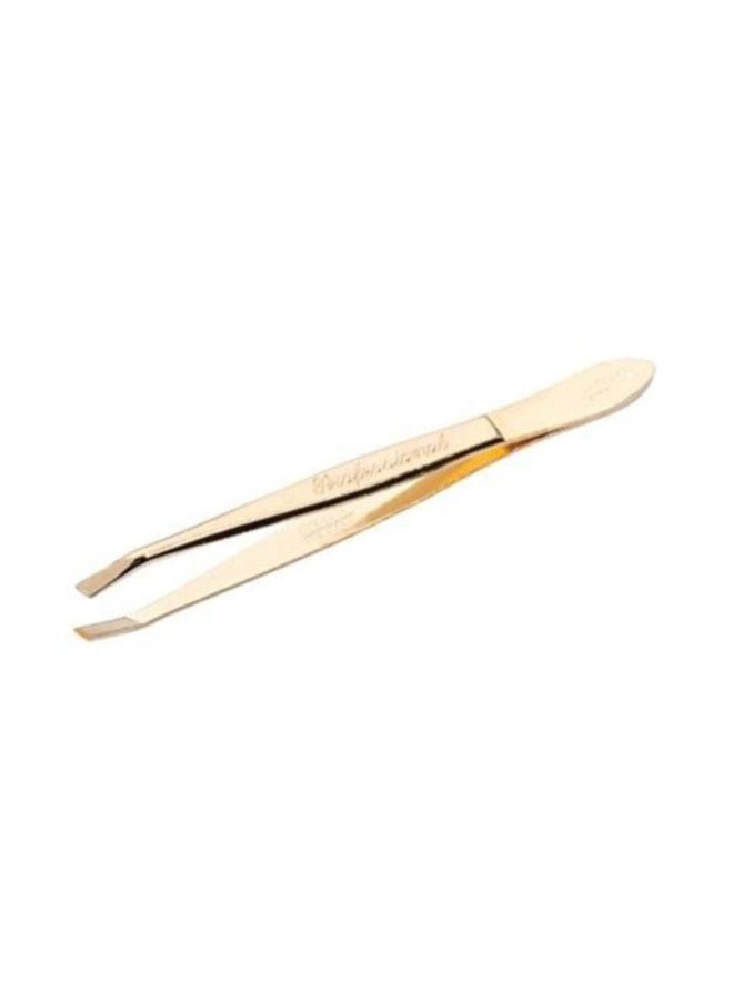 solingen Stainless Steel Professional Slanted Tip Tweezers Best Shaped For Eyebrows Extensions Chin Cheek Face Facial Hair Made In Germany - Image 1