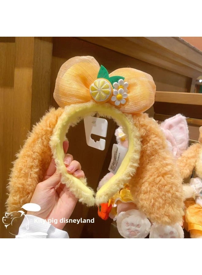 Animal Ear Headbands -23 lemon cake headband Halloween Costume Accessories Cute Fancy Headwear for Girls & Women - Image 1