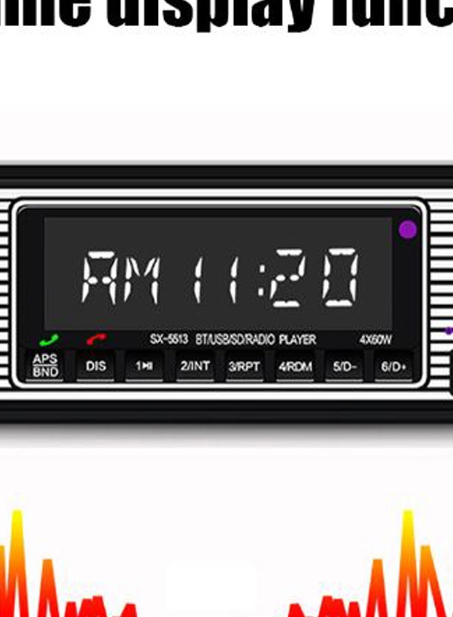 NIBEMINENT Bluetooth Vintage Radio Stereo MP3 Player  - Image 2