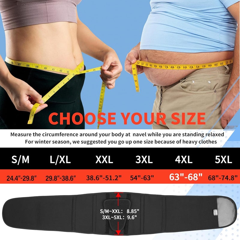 FEATOL 4XL Lumbar Support Belt for Men Heavy Lifting Work, Back Brace for Lower Back Pain, Breathable Support Belt with Lumbar Pad for Scoliosis, Herniated Disc, Sciatica (Fit Size:63''-68.9'') - Image 4