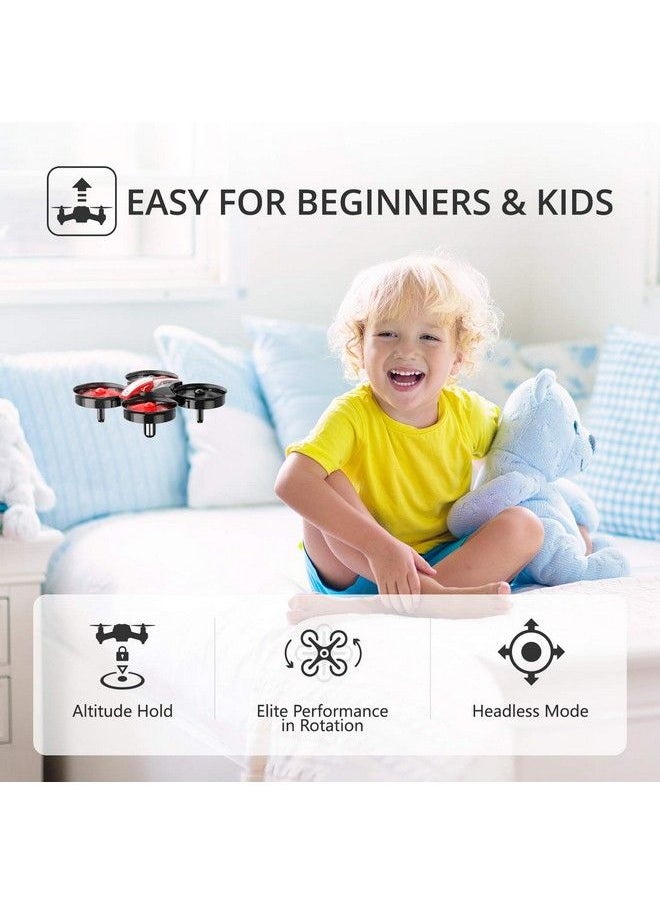Holy Stone - Hs210 Mini Drone Rc Nano Quadcopter Best Drone For Kids And Beginners Rc Helicopter Plane With Auto Hovering 3D Flip Headless Mode And Extra Batteries Toys For Boys And Girls - Image 1