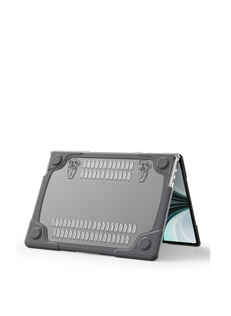 GULFLINK - Hard Shell Case Cover with Kickstand Shockproof Function for MacBook Air 2022 (A2681) 13.6inch Grey - Image 1