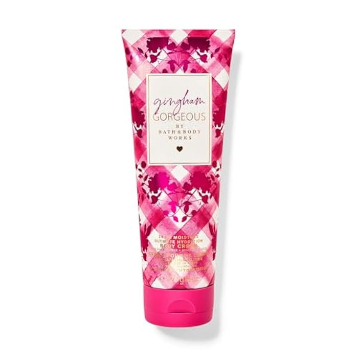 Bath & Body Works Bath and Body Works Gingham Gorgeous Ultimate Hydration Body Cream |226 g / 8 oz |Ultimate Hydration Body Cream|Floral Fragrance|For Women - Image 1
