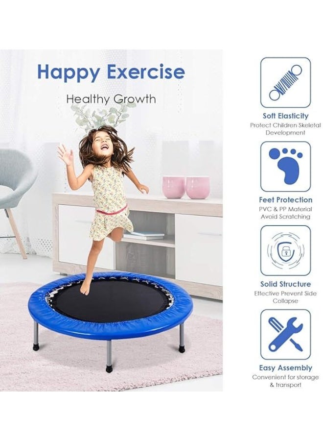 Lifetop Trampoline, Kids Outdoor Trampolines Jump Bed, BLUE, Size: 40 CM - Image 3