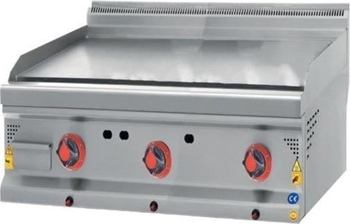 CSA Inox Karacasan Industrial 700 Series Countertop Natural Gas Flat Plate Grill  - Image 2