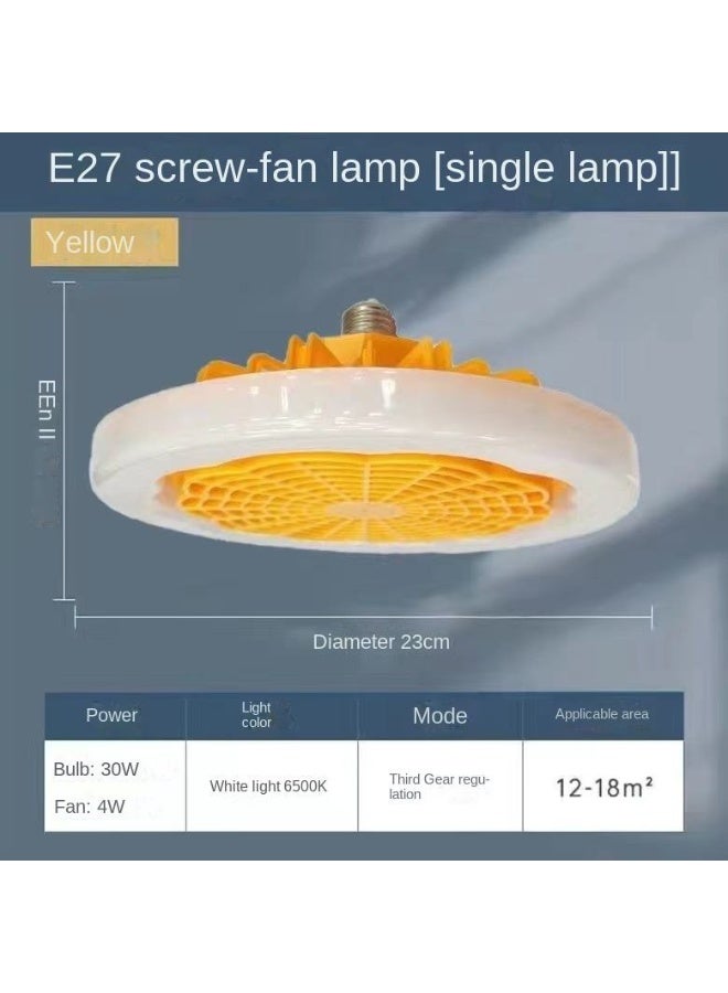 SHOPI مصباح سقف ذكي LED - مصباح قابل للتعتيم مع تحكم عن بُعد وتطبيق مع سرعة قابلة للتعديل، درجة حرارة اللون، ووظيفة المؤقت - Image 5