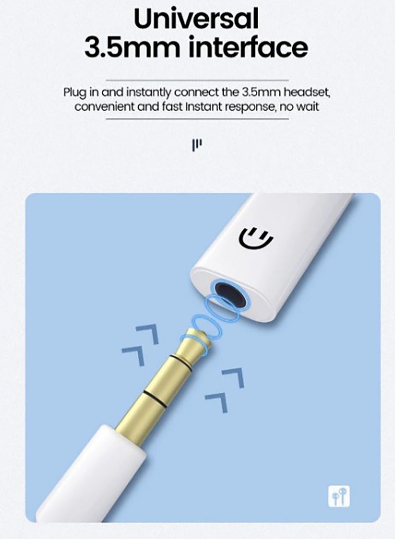 USB C to 3.5mm Audio Headphone Adapter, USB Typc C to 3.5mm Aux Adapter, Support Voice Function Compatible with iPhone 16/15 Plus/16/15 Pro Max Samsung GalaxyS24 S23 Plus 1Pack  - Image 3
