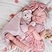 Aori Reborn Baby Dolls Girl 20 Realistic Sleeping Newborn Lifelike Poseable Vinyl Baby Doll with Feeding Outfit Set Soft Weighted Body for Cuddling Suit for Collectors Kids 3 - Image 4