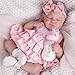 Aori Reborn Baby Dolls Girl 20 Realistic Sleeping Newborn Lifelike Poseable Vinyl Baby Doll with Feeding Outfit Set Soft Weighted Body for Cuddling Suit for Collectors Kids 3 - Image 3