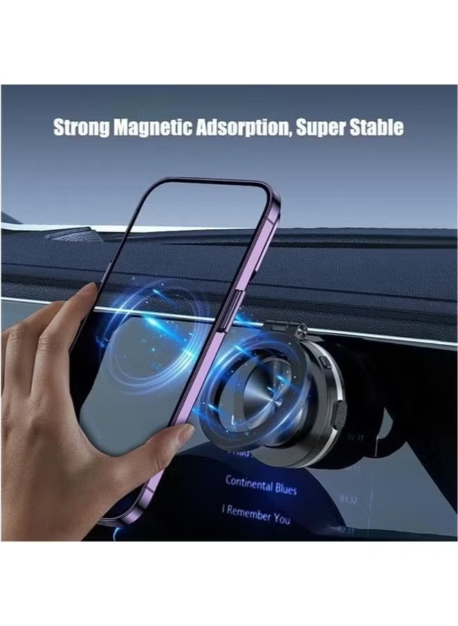 vesus Vacuum Double-Side Use Magnetic Folding Phone Holder with Suction Cup – Angle Adjustable, Silicone Scratch-Free Design, Multi-Scenario Use – Universal Compatibility for Car, Home, Office, and More - Image 5