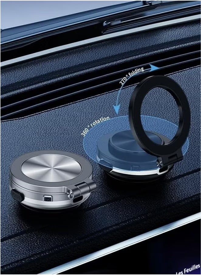 vesus Vacuum Double-Side Use Magnetic Folding Phone Holder with Suction Cup – Angle Adjustable, Silicone Scratch-Free Design, Multi-Scenario Use – Universal Compatibility for Car, Home, Office, and More - Image 3