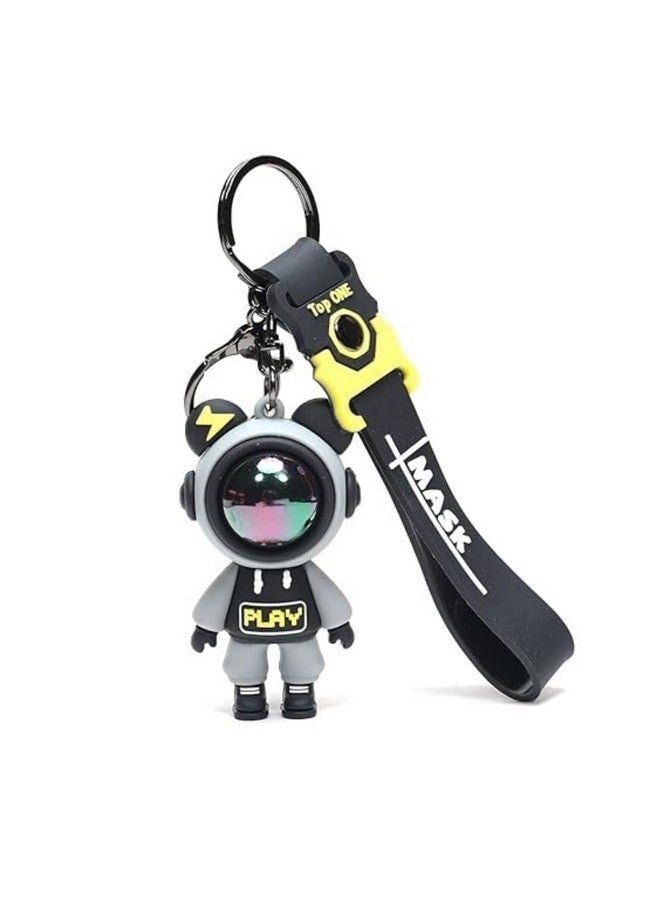 Epsilon مفتاح مزدوج على شكل رائد فضاء إبسيلون - سلسلة مفاتيح سيليكون متعددة الاستخدامات لشخصيات كرتونية لطيفة للأولاد والبنات - حلقة مفاتيح مثالية للمنزل، حقائب الطلاب، المحافظ، وإكسسوارات السيارات - Image 1