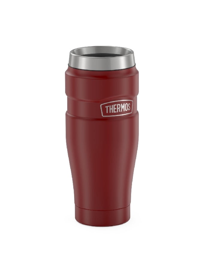 THERMOS - Vacuum Insulated Stainless Steel Travel Tumbler Rustic Red 16 Oz Sk1005Mr4 - Image 1