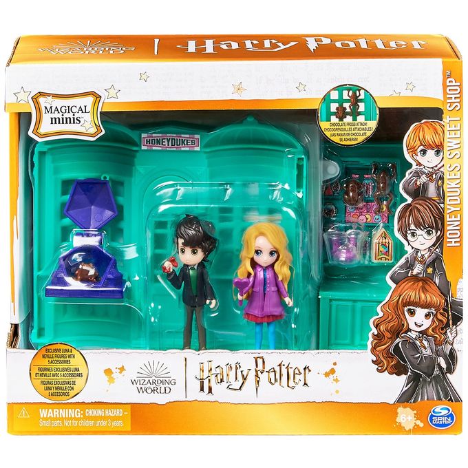 WIZARDING WORLD Harry Potter, Magical Minis Honeydukes Sweet Shop with 2 Exclusive Figures and 5 Accessories, Kids Toys for Ages 6 and up - Image 5