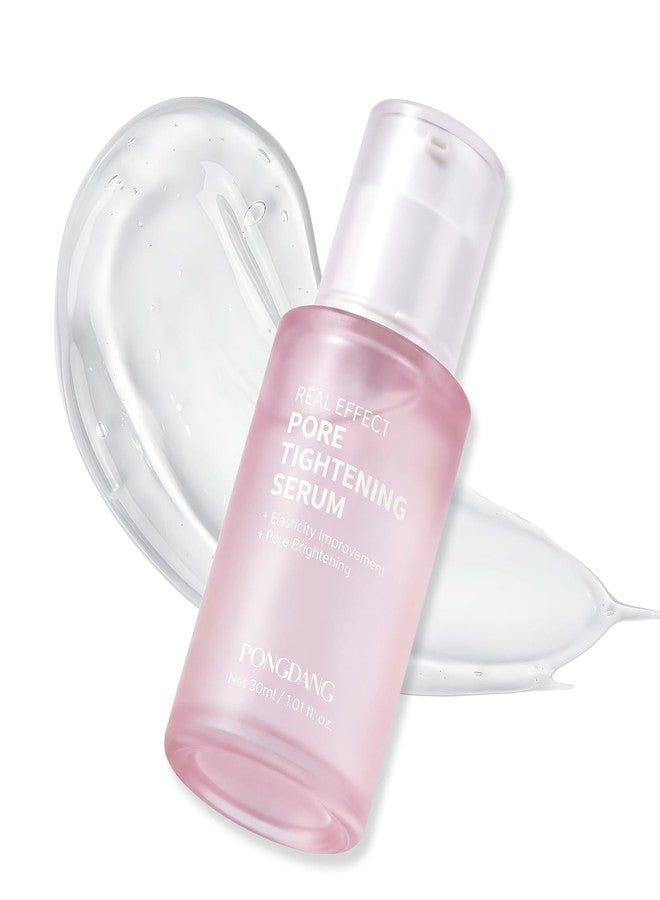 PONGDANG Real Effect Pore Tightening Serum (1.01fl.oz | Pink Glow Serum with White Truffle PDRN, NMN | Pore Brightening, Skin Elasticity, Againg Care, Moisutre | Korean SKin Care - Image 1