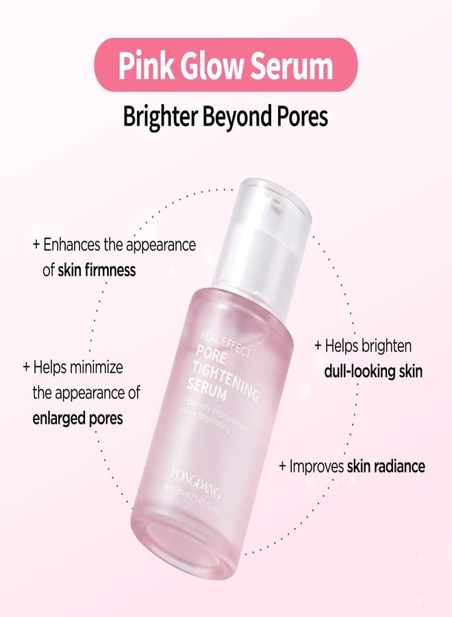 PONGDANG Real Effect Pore Tightening Serum (1.01fl.oz | Pink Glow Serum with White Truffle PDRN, NMN | Pore Brightening, Skin Elasticity, Againg Care, Moisutre | Korean SKin Care - Image 2
